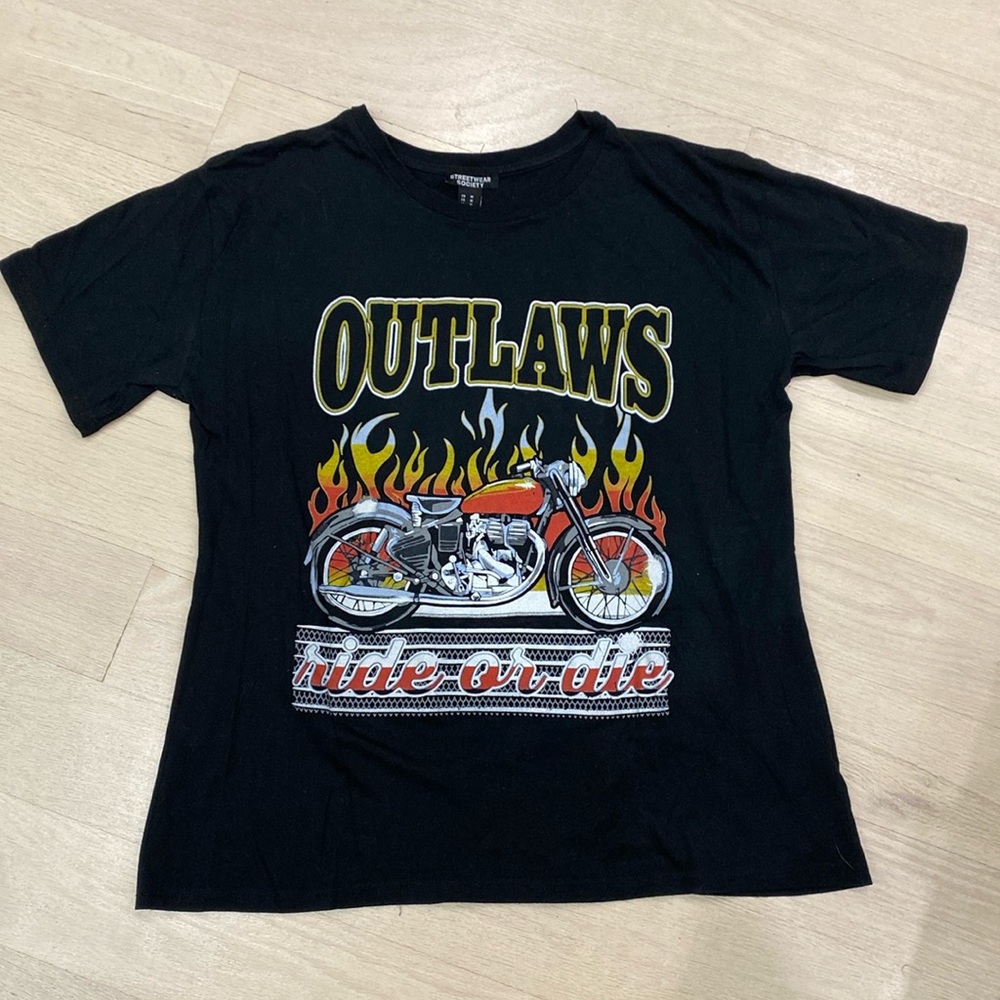 Motorcycle Graphic Tee - Medium